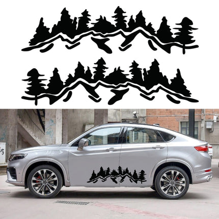 2 PCS/Set D-924 Mountain Woods Pattern Car Modified Decorative Sticker, D-924