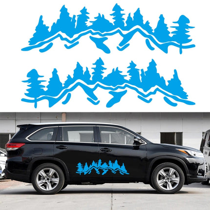 2 PCS/Set D-924 Mountain Woods Pattern Car Modified Decorative Sticker, D-924
