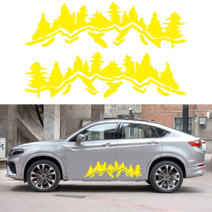 2 PCS/Set D-924 Mountain Woods Pattern Car Modified Decorative Sticker, D-924