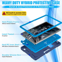 Contrast Color Robot Shockproof Silicone + PC Tablet Case, For Lenovo Tab M10 Plus 10.6 3rd Gen 2022