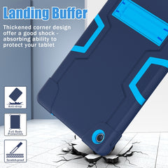 Contrast Color Robot Shockproof Silicone + PC Tablet Case, For Lenovo Tab M10 Plus 10.6 3rd Gen 2022