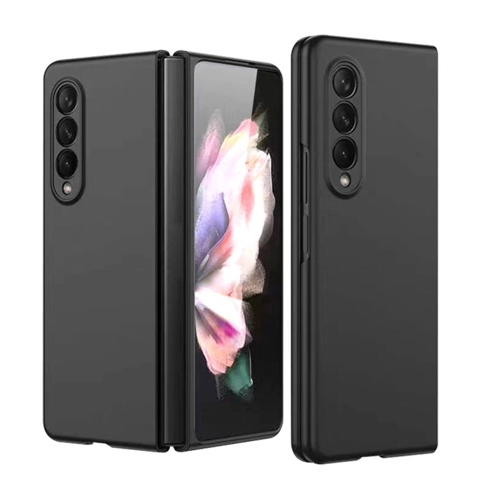 Oil-sprayed Bare Metal Feel Ultra-thin Folding Phone Case, For Samsung Galaxy Z Fold4