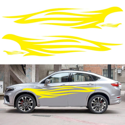 2 PCS/Set D-926 Fire Totem Pattern Car Modified Decorative Sticker, D-926