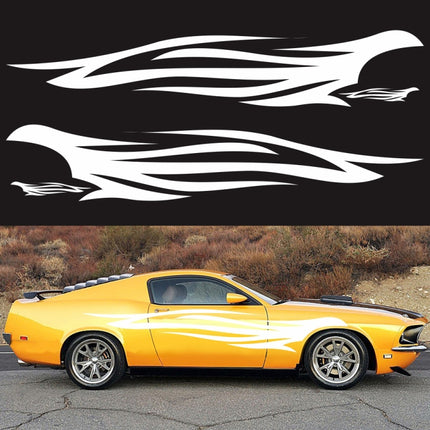 2 PCS/Set D-926 Fire Totem Pattern Car Modified Decorative Sticker, D-926