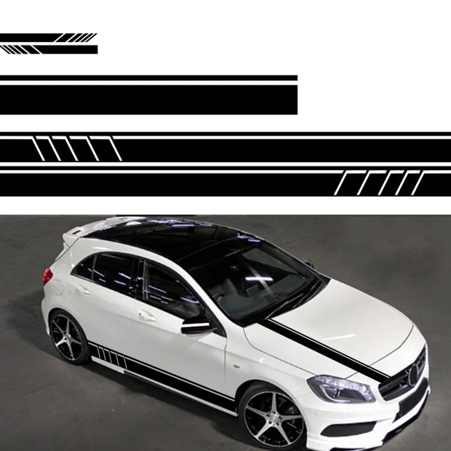 D-930 Lines Pattern Car Modified Decorative Sticker, D-930