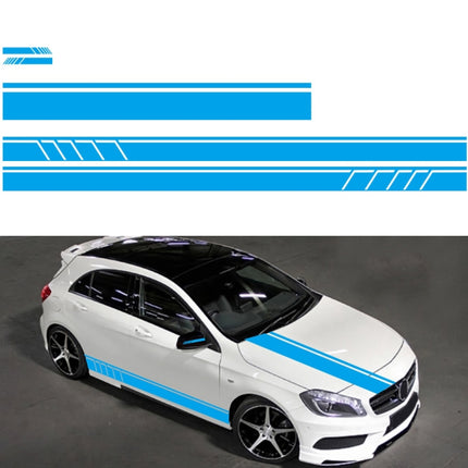 D-930 Lines Pattern Car Modified Decorative Sticker, D-930