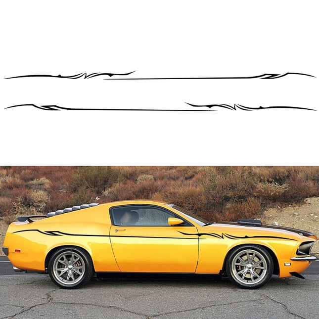 2 PCS/Set D-933 Lightning Pattern Car Modified Decorative Sticker, D-933