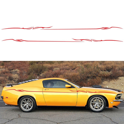 2 PCS/Set D-933 Lightning Pattern Car Modified Decorative Sticker, D-933