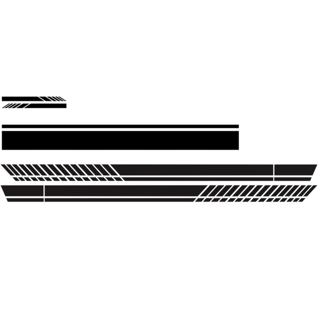 D-936 Stripe Pattern Car Modified Decorative Sticker, D-936