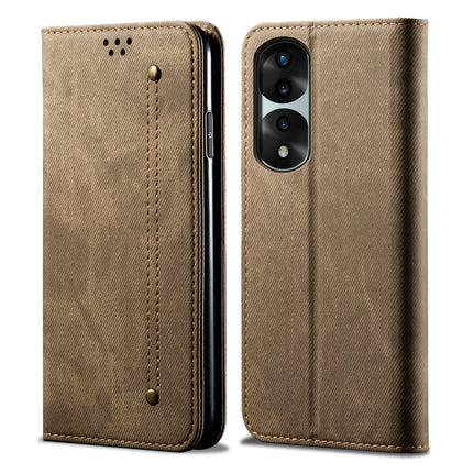 Denim Texture Flip Leather Phone Case, For Honor 70, For Honor 70 Pro / 70 Pro+