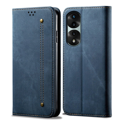 Denim Texture Flip Leather Phone Case, For Honor 70, For Honor 70 Pro / 70 Pro+