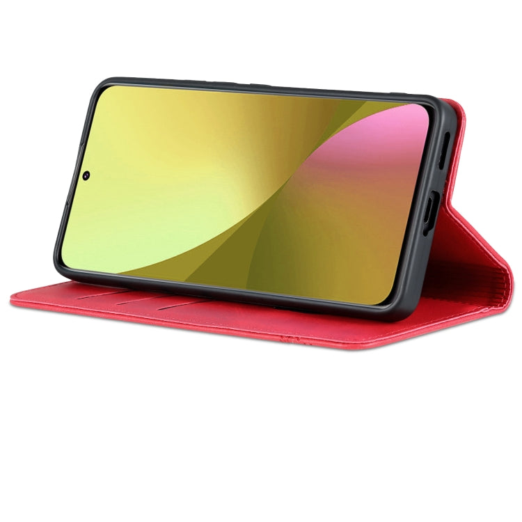 AZNS Magnetic Calf Texture Leather Phone Case, For Xiaomi 12 Lite, For Xiaomi Redmi Note 11T Pro / Poco X4 GT