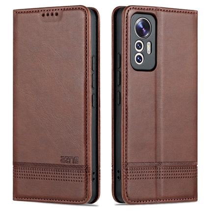 AZNS Magnetic Calf Texture Leather Phone Case, For Xiaomi 12 Lite, For Xiaomi Redmi Note 11T Pro / Poco X4 GT