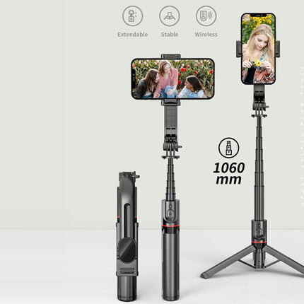 L12 Bluetooth Remote Control Tripod Selfie Stick Phone Holder, L12