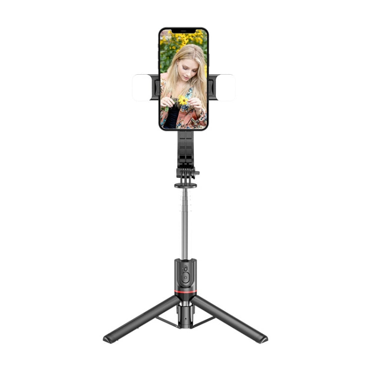 L13D Bluetooth Remote Control Detachable Fill Light Tripod Selfie Stick Phone Holder, L13D