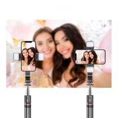 L13D Bluetooth Remote Control Detachable Fill Light Tripod Selfie Stick Phone Holder, L13D