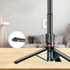 L13D Bluetooth Remote Control Detachable Fill Light Tripod Selfie Stick Phone Holder, L13D