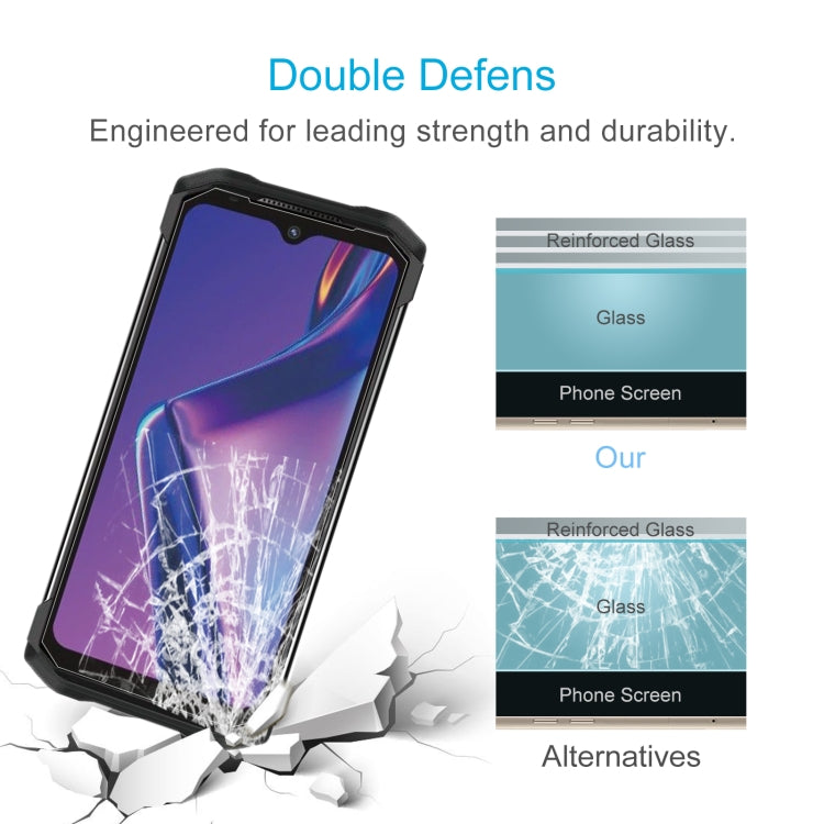 50 PCS 0.26mm 9H 2.5D Tempered Glass Film
