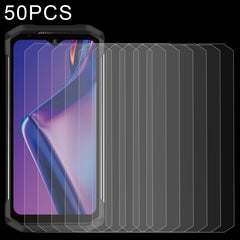50 PCS 0.26mm 9H 2.5D Tempered Glass Film