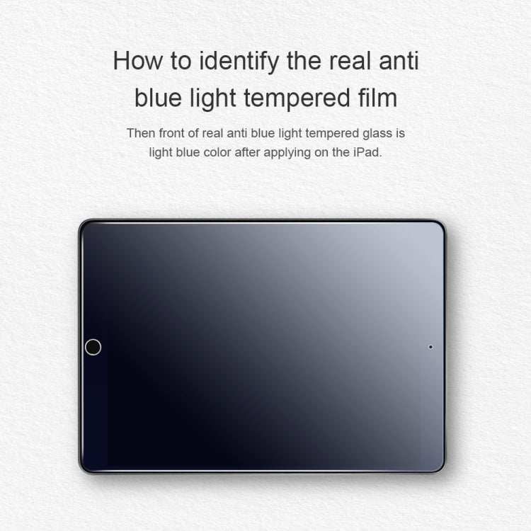 Película de vidrio templado NILLKIN V+ Series 0,33 mm 4H antirayos azules, para Huawei MatePad Pro, para iPad 9.7 (2018) y (2017), para iPad 10.2, para iPad Air （2019）, para iPad mini (2019), para iPad Pro 11 2018/2020/2021/2022/Air 10.9 2020/Air4/Air5