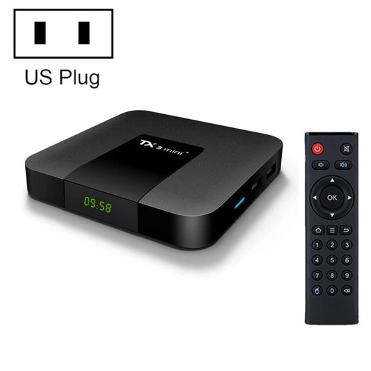 TX3 mini+ Android 11.0 Smart-TV-Box, Amlogic S905W2 Quad Core, TX3 mini+, 2 GB+16 GB, 2,4 GHz WLAN, TX3 mini+, 2 GB+16 GB, 2,4 GHz / 5 GHz WLAN, TX3 mini+, 4 GB+32 GB, 2,4 GHz / 5 GHz WLAN, TX3 mini+, 4 GB+64 GB, 2,4 GHz / 5 GHz WLAN