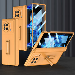 GKK Magnetic Hinge Flip Phone Case with Holder, For vivo X Fold