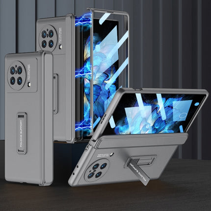 GKK Magnetic Hinge Flip Phone Case with Holder, For vivo X Fold