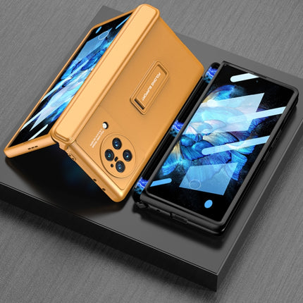 GKK Magnetic Hinge Flip Phone Case with Holder, For vivo X Fold
