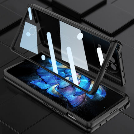 GKK Magnetic Hinge Flip Phone Case with Holder, For vivo X Fold