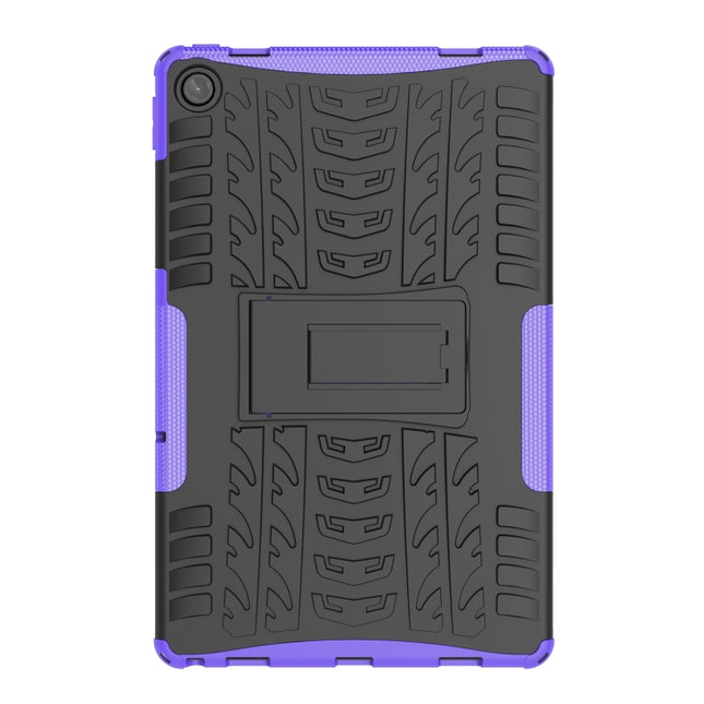 Tire Texture TPU+PC Shockproof Case with Holder, For Lenovo Tab M10 Plus 10.6 3rd Gen 2022