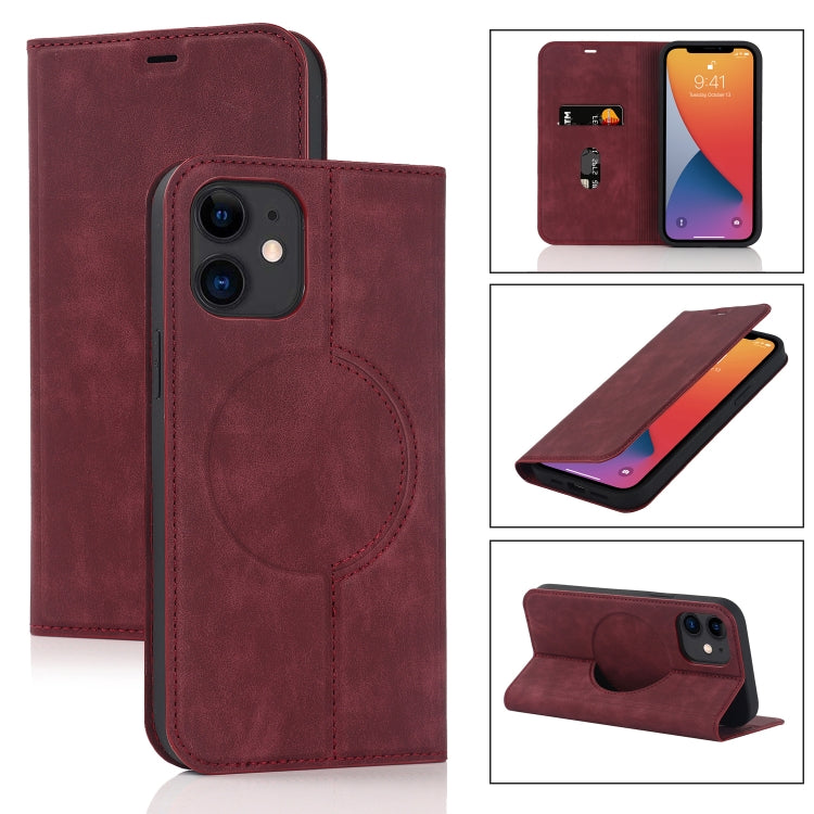 Wireless Charging Magsafe Leather Phone Case, For iPhone 12 mini, For iPhone 12 Pro, For iPhone 12, For iPhone 13 mini