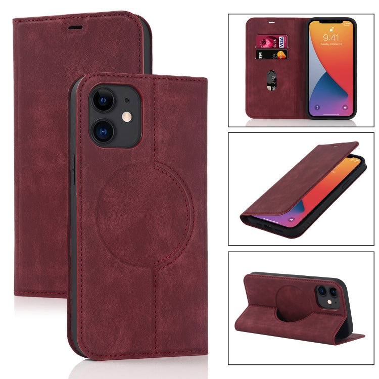 Wireless Charging Magsafe Leather Phone Case, For iPhone 12 mini, For iPhone 12 Pro, For iPhone 12, For iPhone 13 mini