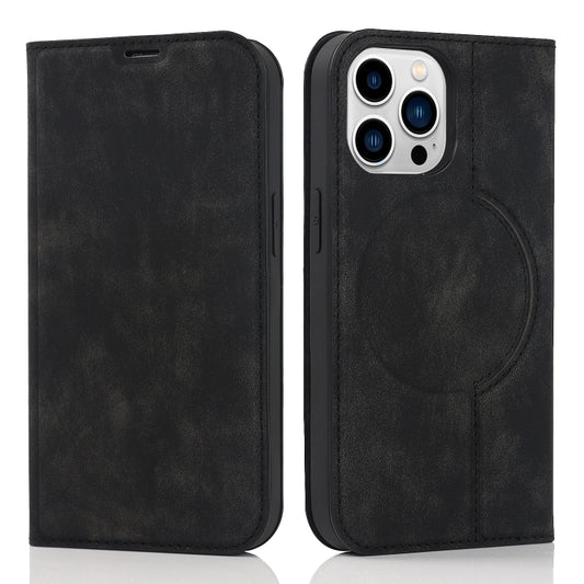 Wireless Charging Magsafe Leather Phone Case, For iPhone 13 Pro Max, For iPhone 13 Pro, For iPhone 13, For iPhone 12 Pro Max