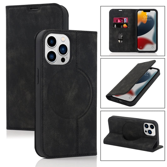 Wireless Charging Magsafe Leather Phone Case, For iPhone 13 Pro Max, For iPhone 13 Pro, For iPhone 13, For iPhone 12 Pro Max