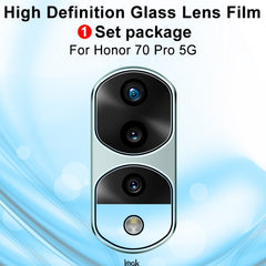 IMAK Rear Camera Glass Lens Film, 1 Set Package, For Honor 70 Pro 5G / 70 Pro+ 5G