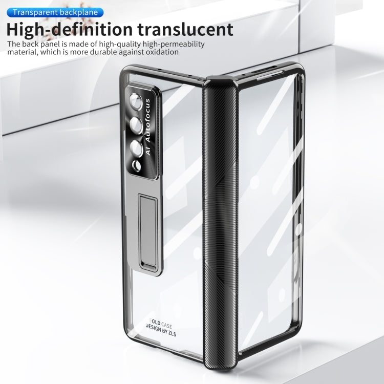 Magnetic Hinges Plating Phone Case with Holder