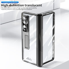 Magnetic Hinges Plating Phone Case with Holder