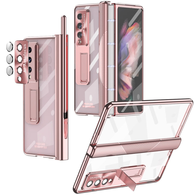 Magnetic Hinges Plating Phone Case with Holder