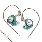 With Microphone / Transparent Cyan