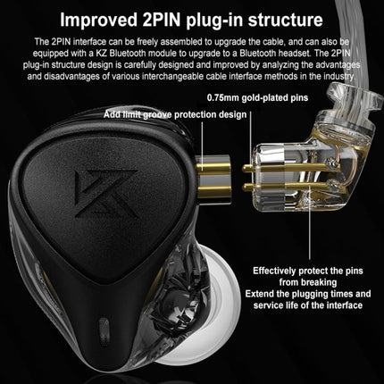 KZ-ZEX PRO Electrostatic Coil Iron Hybrid In-Ear Headphones
