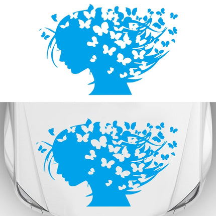 D-956 Butterfly Girl Pattern Car Modified Decorative Sticker, D-956