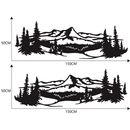 2 PCS/Set D-957 Mountains Pattern Car Modified Decorative Sticker, D-957