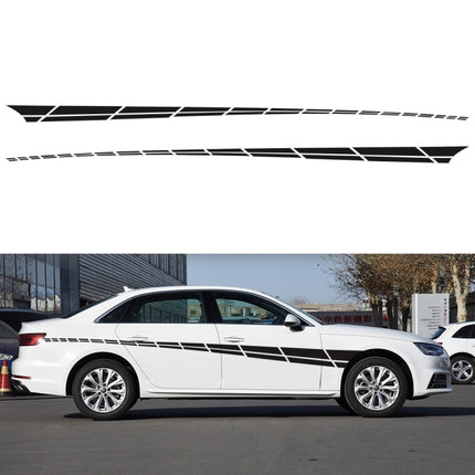 2 PCS/Set D-961 Checkered Flag Pattern Car Modified Decorative Sticker, D-961