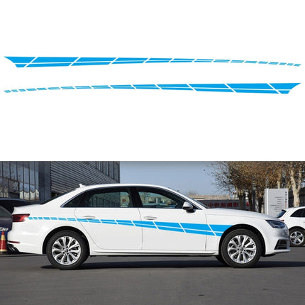 2 PCS/Set D-961 Checkered Flag Pattern Car Modified Decorative Sticker, D-961