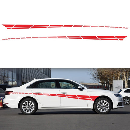 2 PCS/Set D-961 Checkered Flag Pattern Car Modified Decorative Sticker, D-961