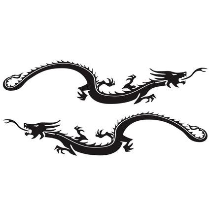 2 PCS/Set D-965 Dragon Pattern Car Modified Decorative Sticker, D-965