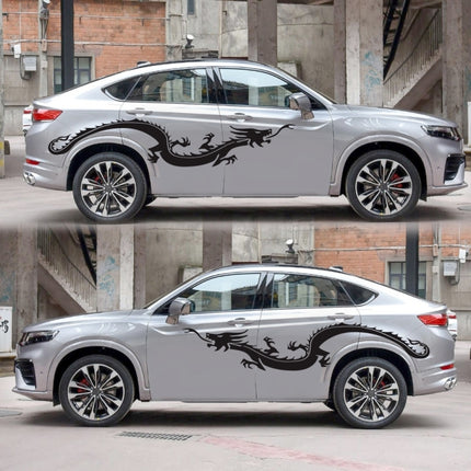 2 PCS/Set D-965 Dragon Pattern Car Modified Decorative Sticker, D-965