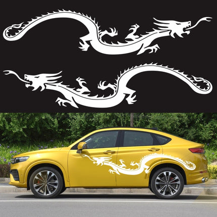 2 PCS/Set D-965 Dragon Pattern Car Modified Decorative Sticker, D-965