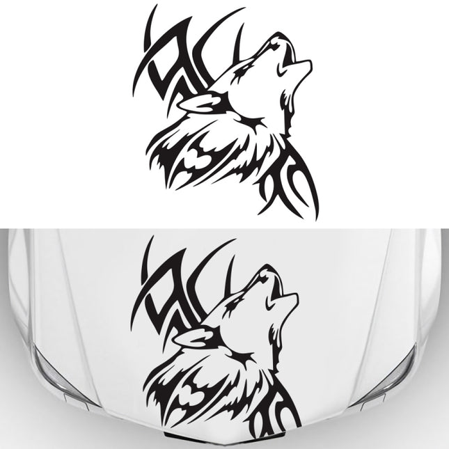 D-967 Wolf Tribe Pattern Car Modified Decorative Sticker, D-967