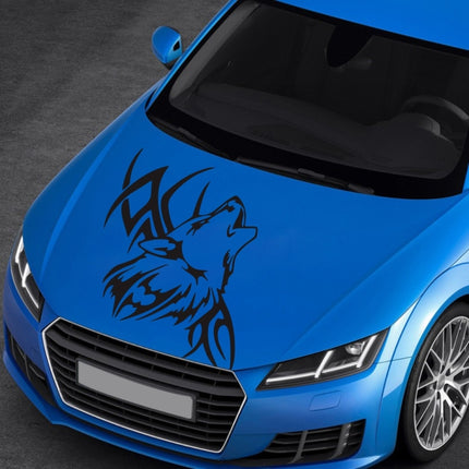 D-967 Wolf Tribe Pattern Car Modified Decorative Sticker, D-967